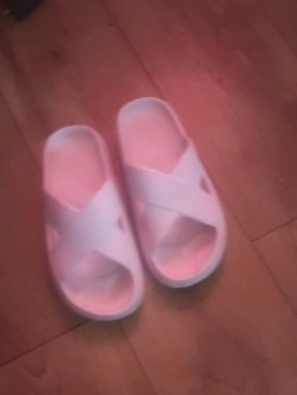 Women's  Cross-Strap Slide Sandals - Pink
